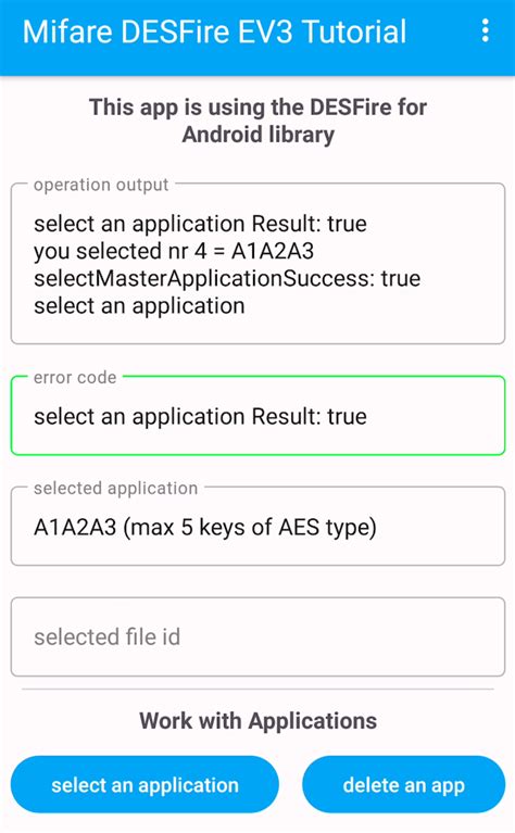 mifare change key examples